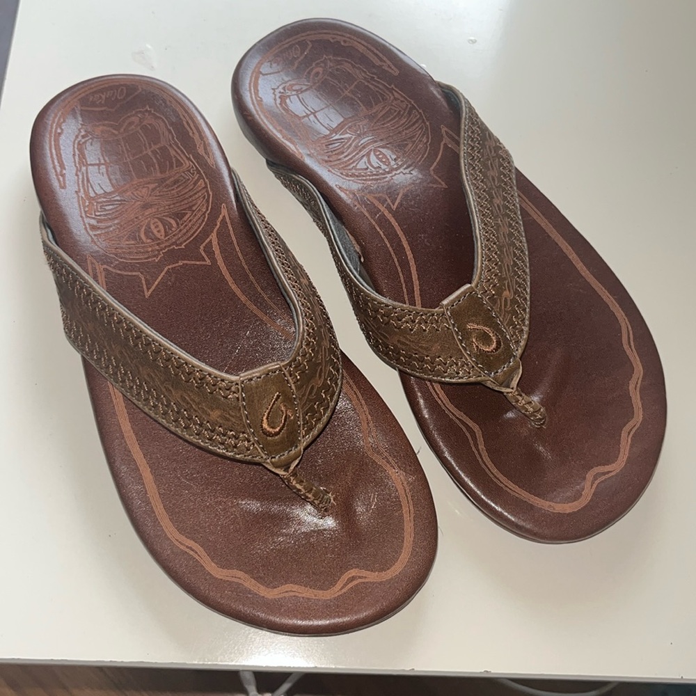 Olukai Men's Brown Sandals